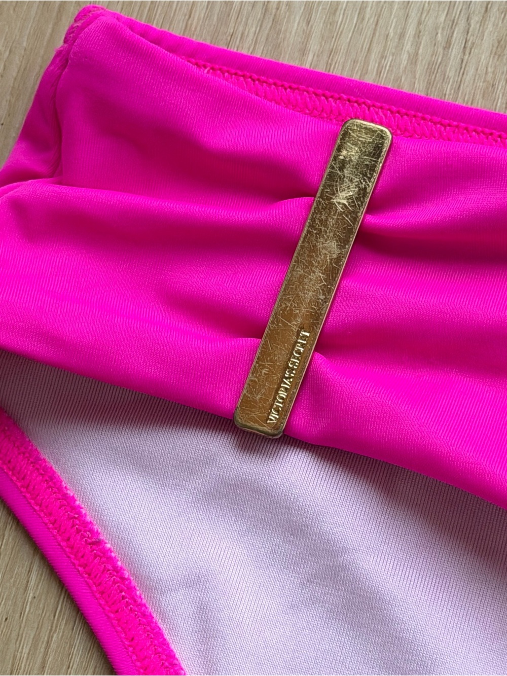Victoria’s Secret Hot Pink Bikini Bottoms Small - Picture 5 of 11